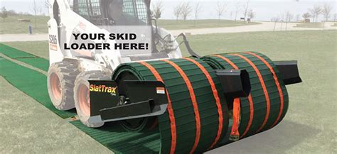 slat trax skid steer|slattrax ground cover.